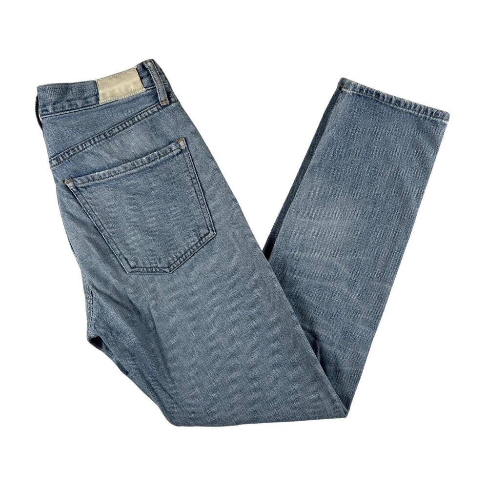Citizens Of Humanity Liya Jeans Womens 25 Light Wash High Rise Crop Distressed